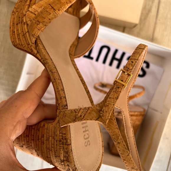 SCHUTZ Darilia Cork Platform Sandals - Picture 5 of 7